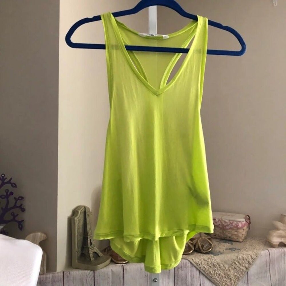 The North Face sz S Racerback Tank Top Bright Yellow